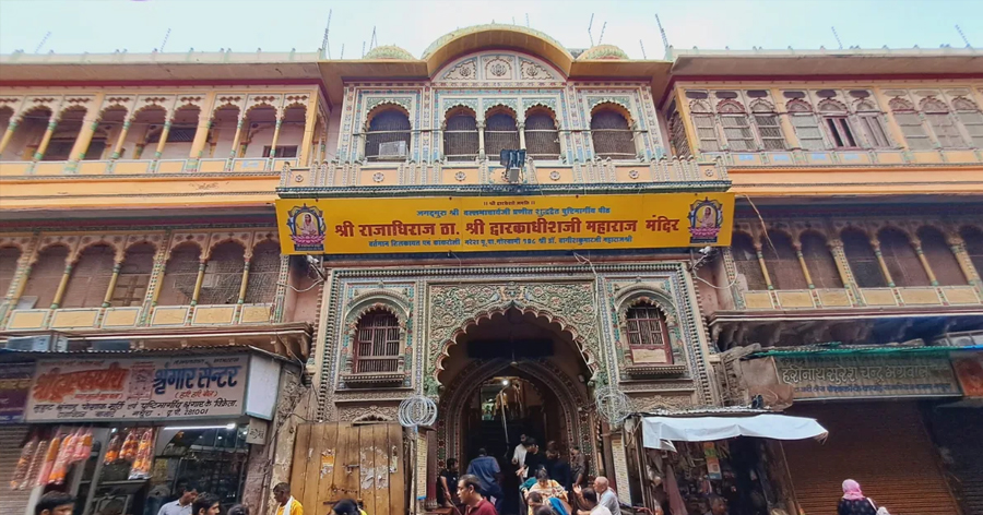 Dwarkadhish-Temple,-Mathura