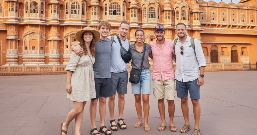 Les Secrets Faciles de la Ville Rose : Balade en Voiture Privée à Jaipur pour Voyageurs Français